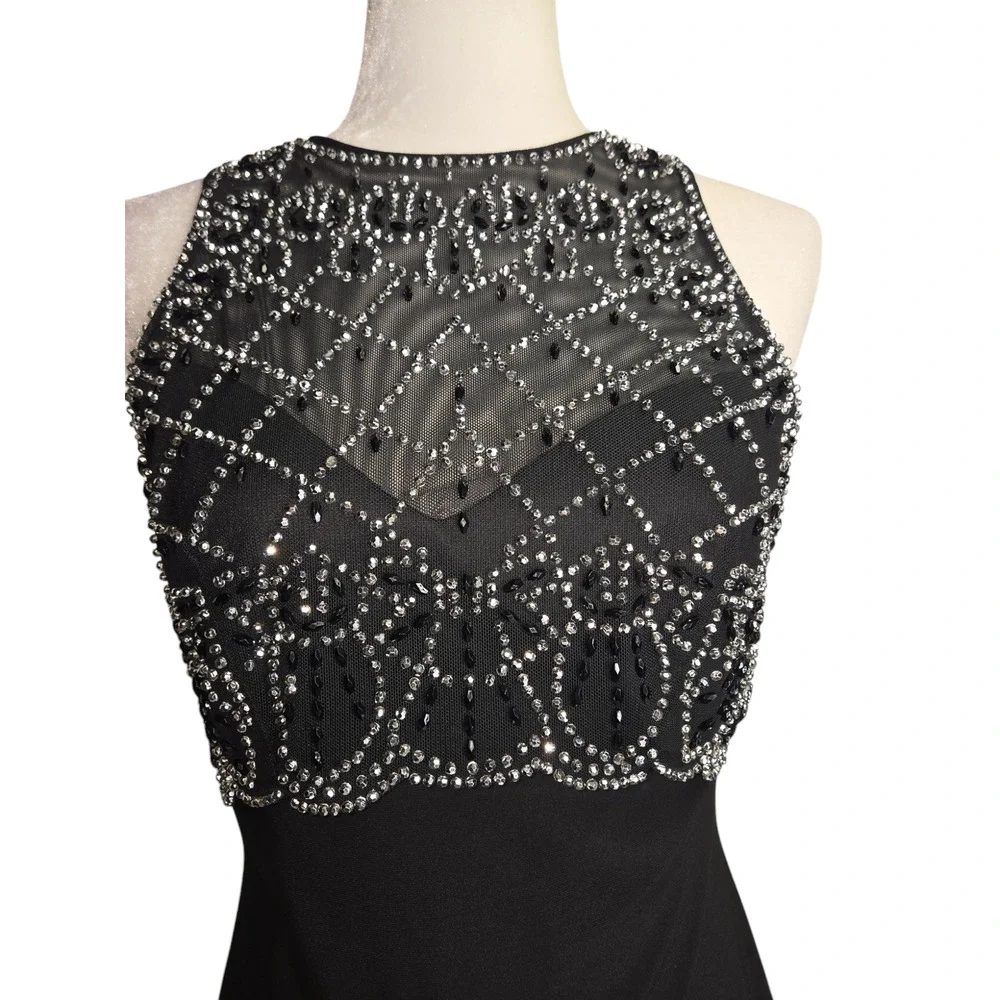 Cachet  Y2K Vintage  studded sleeveless Dress USA  size 6 NWT - Picture 2 of 7